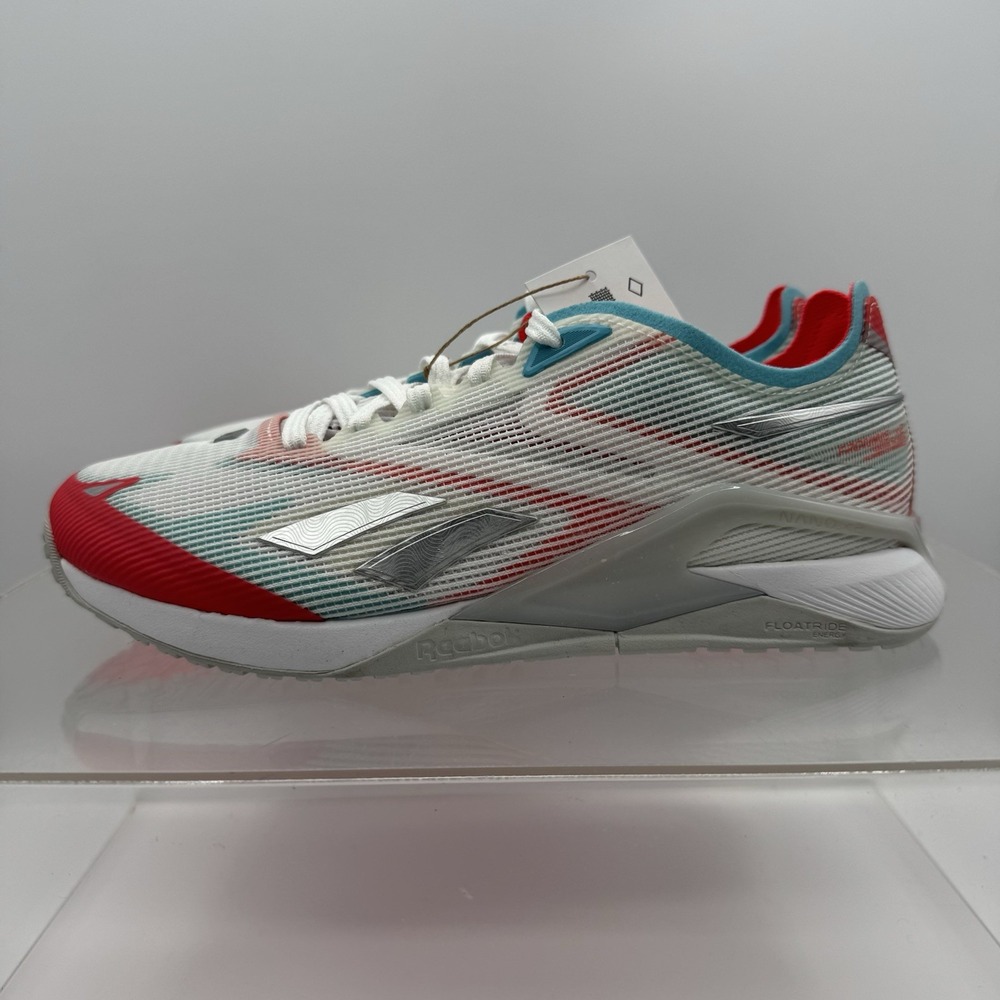 NEW! Reebok Nano X2 Froning Training White Blue Red GY8906 Men's 5.5 / Women's 7